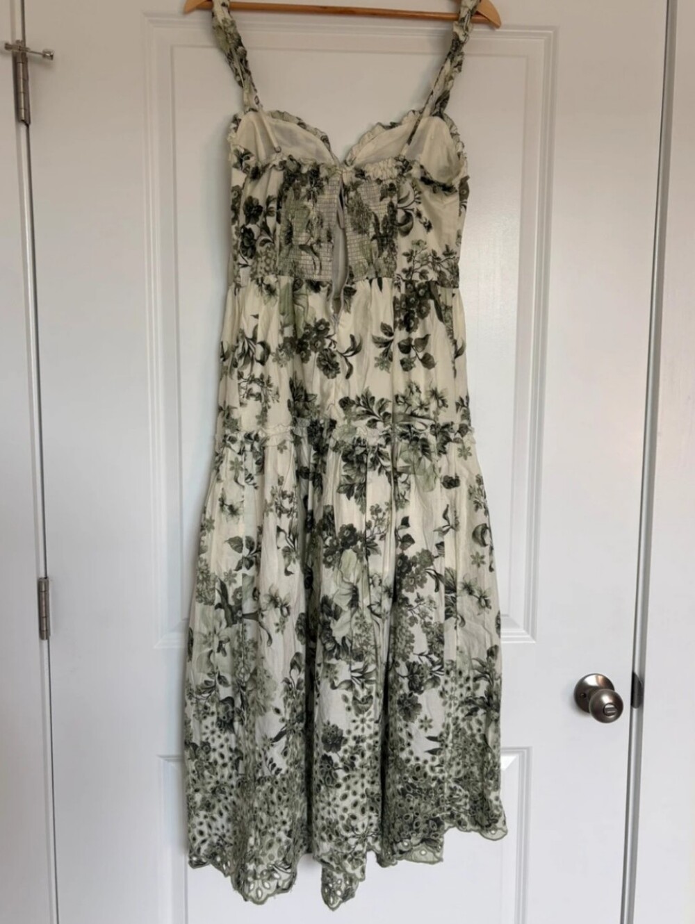 FLAWED! By Anthropologie Sweetheart A-line Midi Dress Size Small - Picture 7 of 10